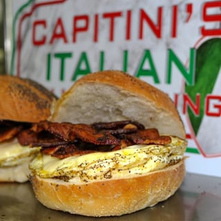 Bacon, Egg & Cheese Sandwich Breakfast