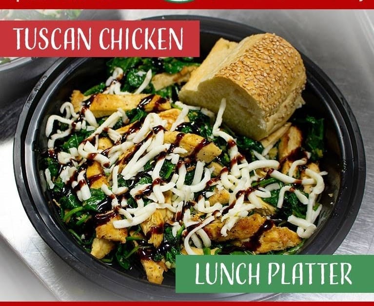 Tuscan Chicken Lunch (Platter).