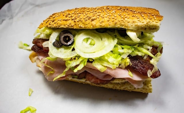 Sausage Parmigiana Sub (Half).
